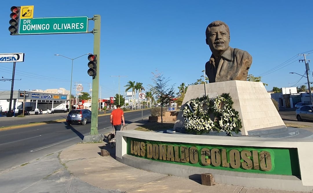 Busto erigido a la memoria de Luis Donaldo Colosio en Hermosillo, Sonora. Fotos: Amalia Escobar / EL UNIVERSAL