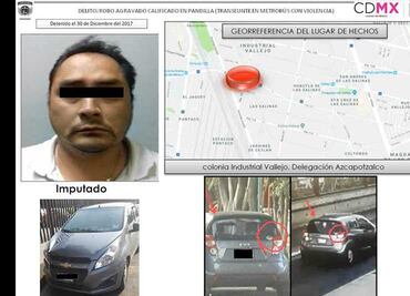 Detienen a hombre por participar en robo en L6 del Metrobús