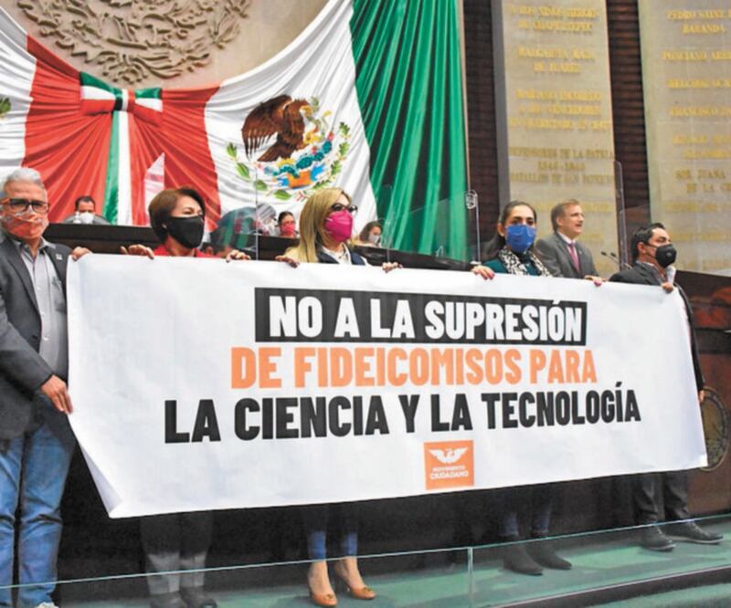 Diputados de oposición manifestaron su rechazo a la extinción de 109 fideicomisos que apoyan, entre otros sectores, a la ciencia. ESPECIAL 