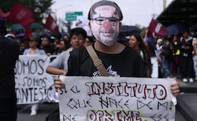 VIDEO: Mario Delgado deja plantados a estudiantes del IPN; crece el paro y la protesta avanza hacia Zacatenco