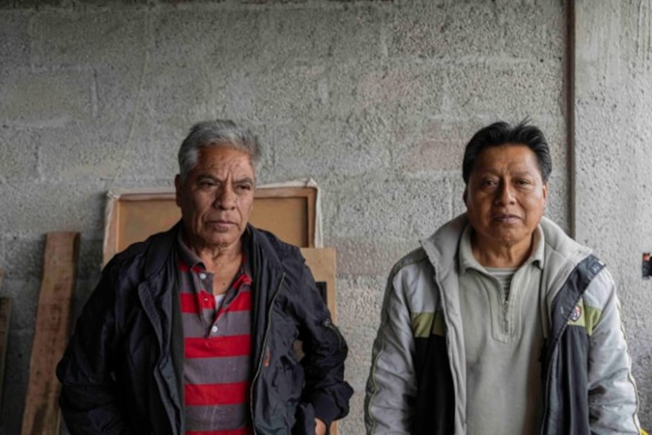 José Ortiz Rivera y Oswaldo Galicia siguen conservando la herencia de Roque Galicia. Crédito: Luis Eduardo Escobar