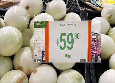 En casi 60 pesos se ha vendido el kilo de cebolla en algunos supermercados