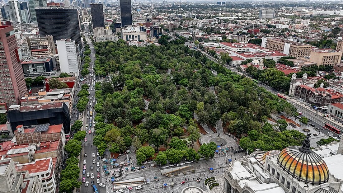 Alameda Central. Foto: Wikimedia Commons