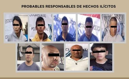 Caen 10 por robos en Edomex; operaban en tiendas y cajeros automáticos