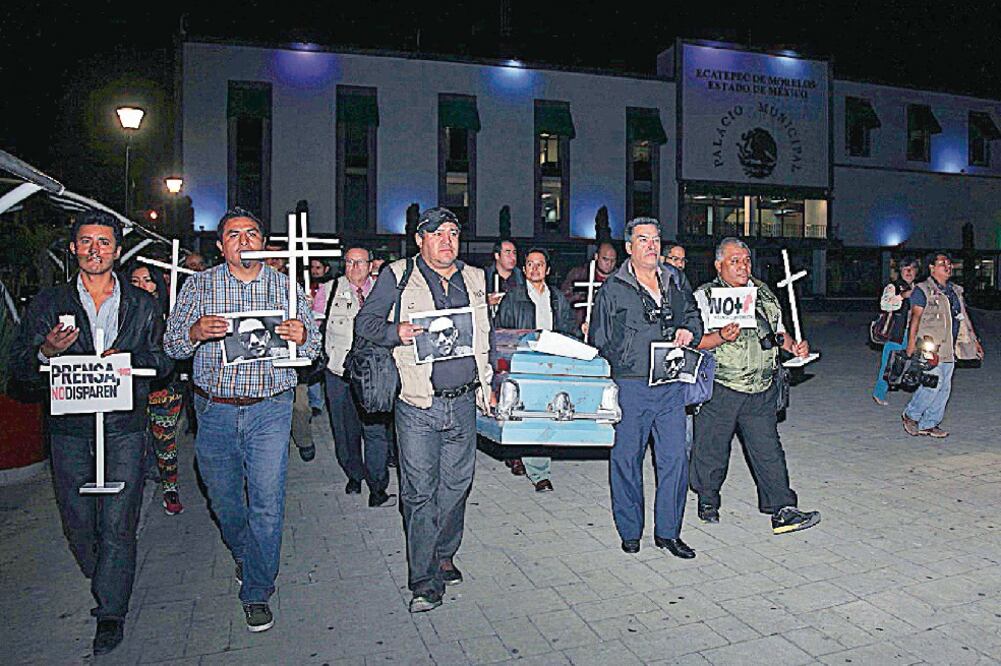 Un grupo de 100 periodistas nacionales, estatales, regionales y locales exigieron al gobierno resolver los 88 homicidios de comunicadores (ESPECIAL)