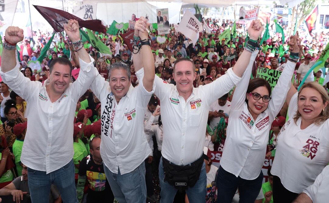 Respalda Adrián Rubalcava a candidatos de Coalición en cierre de campaña en Cuajimalpa. Foto: Especial