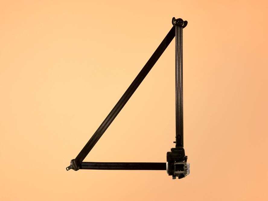 Volvo presenta su nuevo cinturón de seguridad Multiadaptativo. Foto: Volvo