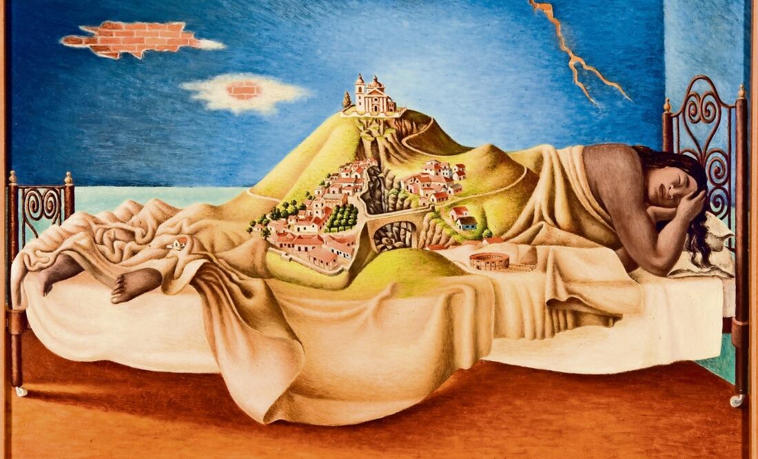 El encuentro abarcará una visión mundial del surrealismo y hará énfasis en la presencia de la vanguardia en México y AL. En la imagen, El sueño de la Malinche, de Antonio Ruiz. Foto: IIIE