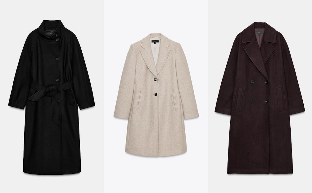 El básico infalible que estiliza y aporta sofisticación incluso en noches frías.
Foto: Zara