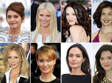 Jolie, Gwyneth, Cara… las mujeres que han acusado a Harvey Weinstein