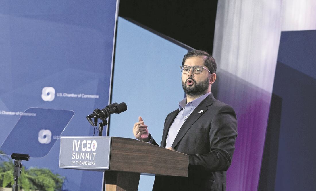 El presidente de Chile, Gabriel Boric, podría atraer los focos de atención en la Cumbre de las Américas en Los Ángeles. Foto: Anna Moneymaker. AFP