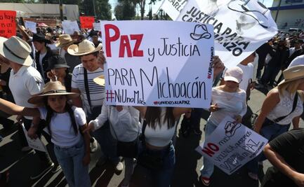 Marchan en Uruapan por la Paz; exigen justicia y seguridad