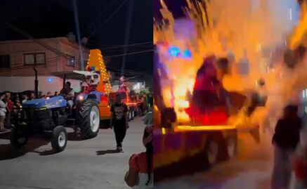 Explota carro alegórico de Día de Muertos en Morelos; hay ocho personas heridas