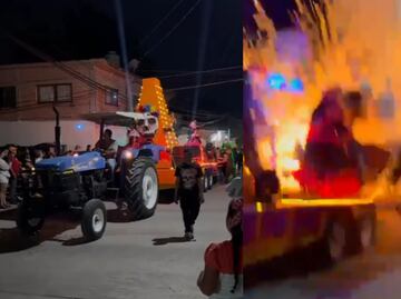 Explota carro alegórico de Día de Muertos en Morelos; hay ocho personas heridas