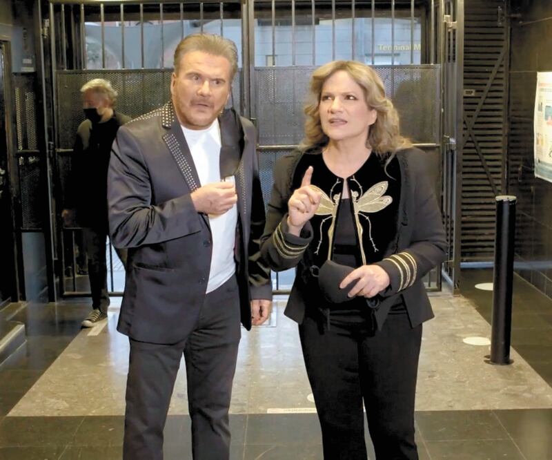 “Me engañaste” y “Cuanto te quiero” el dúo se despidió. CORTESÍA 