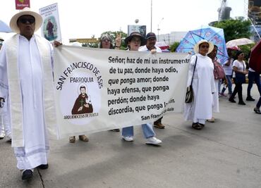 Obispos de Chiapas encabezan marcha-peregrinación por la paz en Chiapas
