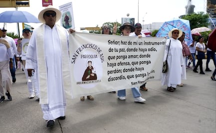 Obispos de Chiapas encabezan marcha-peregrinación por la paz en Chiapas