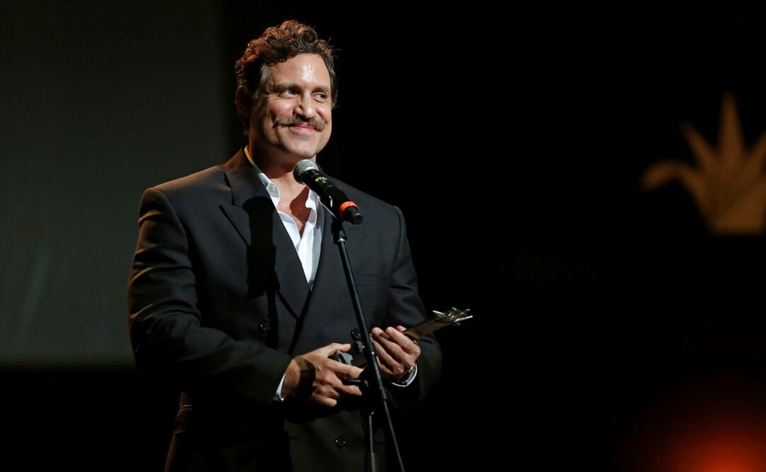 ZAPOPAN, JALISCO. 17 ABRIL2026.- El actor Venezolano Edgar Ramírez recibió el Homenaje Internacional, esto durante la inauguración de la 41 Edición del FICG 2026. Foto: FERNANDO CARRANZA GARCIA / CUARTOSCURO.COM