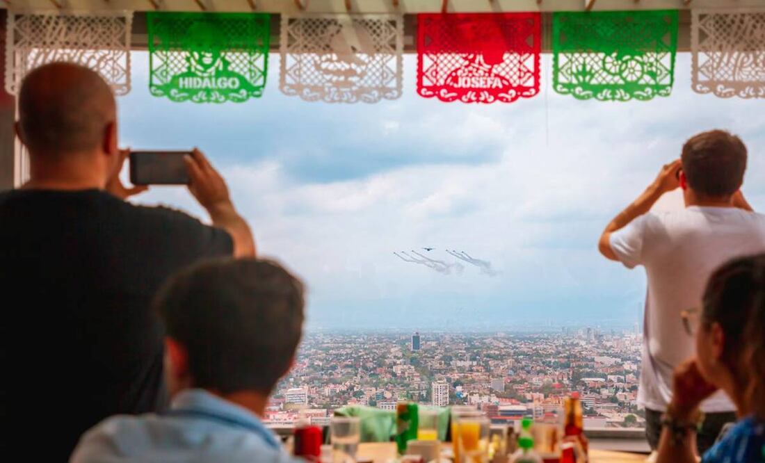 Desfile militar del 16 de septiembre. Foto: Miralto Restaurante