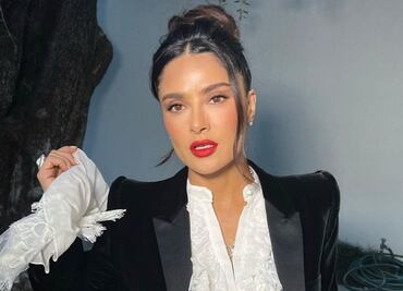 Salma Hayek luce espectacular sin maquillaje en un safari