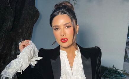 Salma Hayek luce espectacular sin maquillaje en un safari