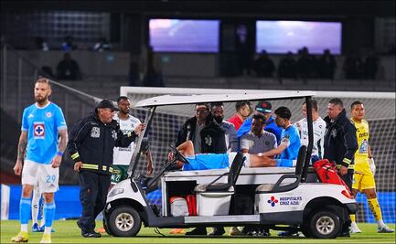 Cruz Azul sufre la baja de Andrés Montaño por lesión; únicamente pudo jugar siete minutos ante León
