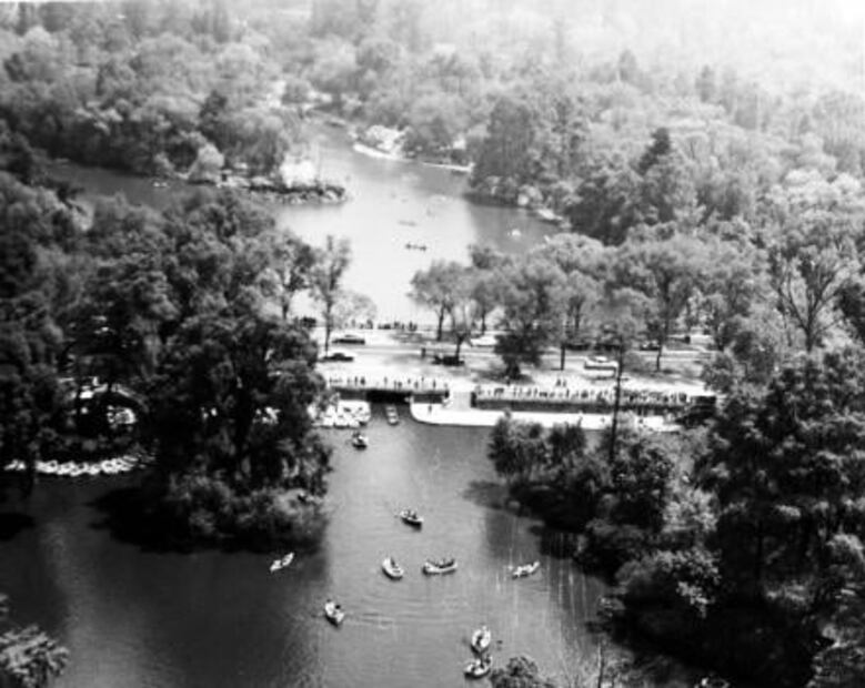 Cuando se iba a pescar al lago de Chapultepec