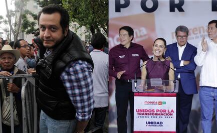 Hijo mayor de AMLO felicita a Sheinbaum por su triunfo en encuestas de Morena