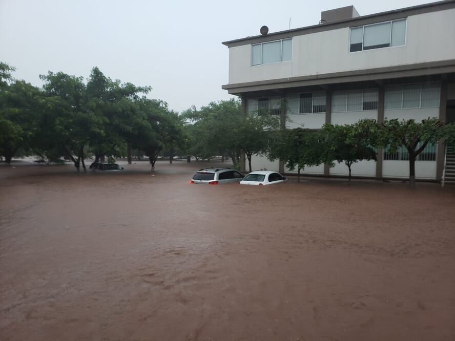 Zona anegada en Culiacán, tras los efectos de la depresión tropical 19-E. FOTO: cortesía