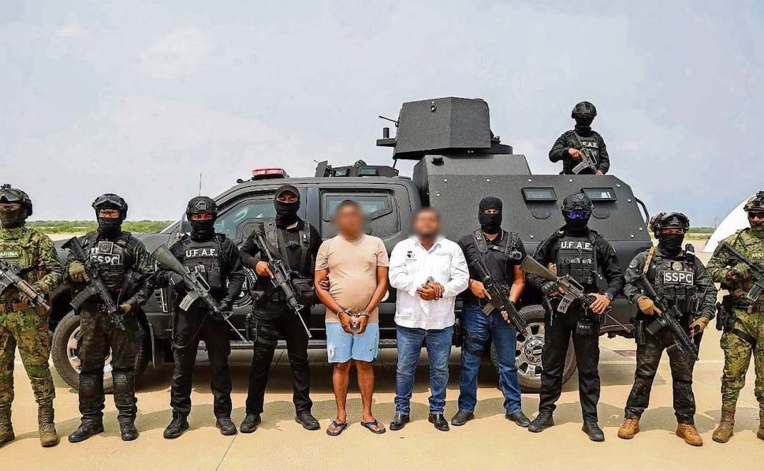 En el operativo para la detención del presidente municipal de Juchitán y el líder criminal regional participaron fuerzas federales y estatales. Foto: Especial