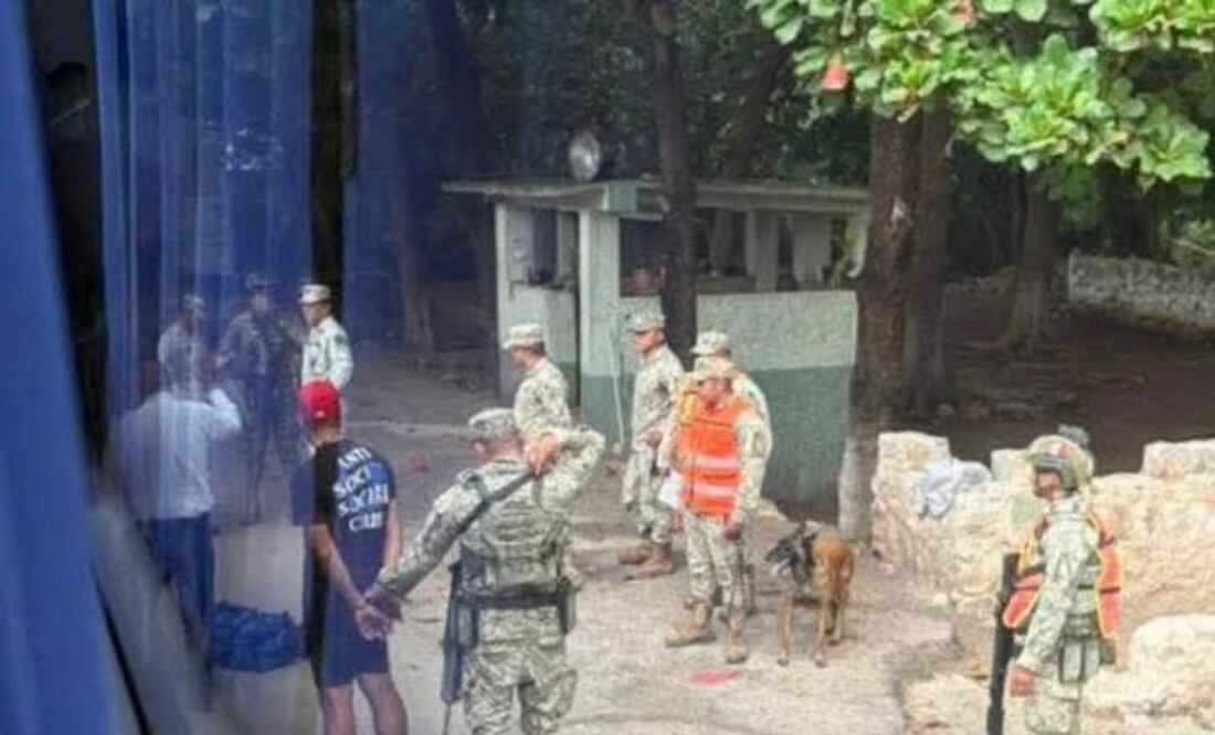 Se aseguraron más de 10 kilos de drogas en un autobús de pasajeros en Yucatán. (Foto Especial)