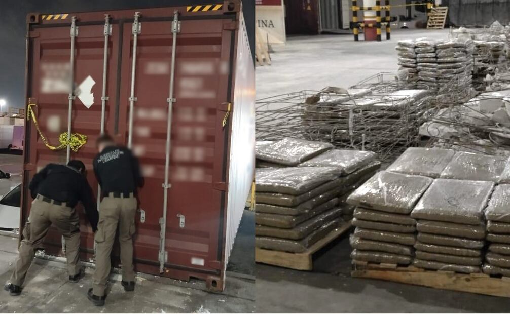 FGR aseguró aproximadamente tres toneladas 275 kilos de marihuana. Foto: FGR