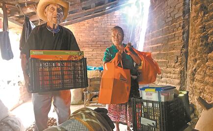 Don Honorio sufría cierre de comedores; nutrióloga del Tri lo ayuda