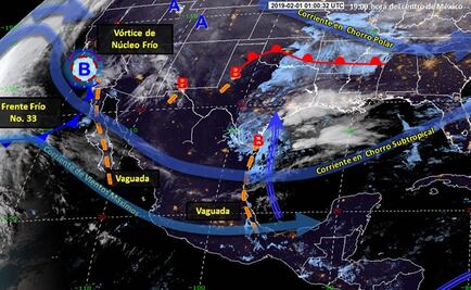 Prevén posibles nevadas en Baja California y Sonora por frente frío 33