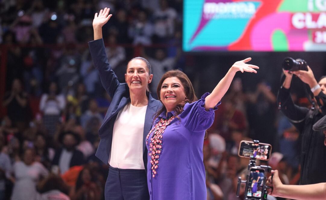 Claudia Sheinbaum y Clara Brugada, jefa de gobierno electa. Foto: Gabriel Pano / EL UNIVERSAL