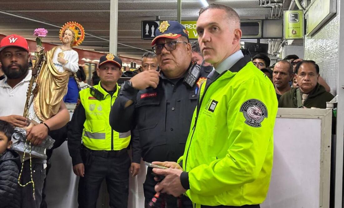 Metro concluye con saldo blanco el operativo por celebración de San Judas Tadeo con saldo blanco.
Foto: Especial.