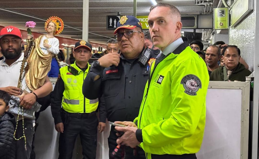 Metro concluye con saldo blanco el operativo por celebración de San Judas Tadeo con saldo blanco.
Foto: Especial.