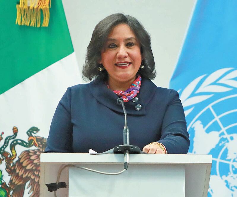 Irma Eréndira Sandoval dijo que la corrupción parte del poder. Foto/FRANCISCO ESTRADA. NOTIMEX