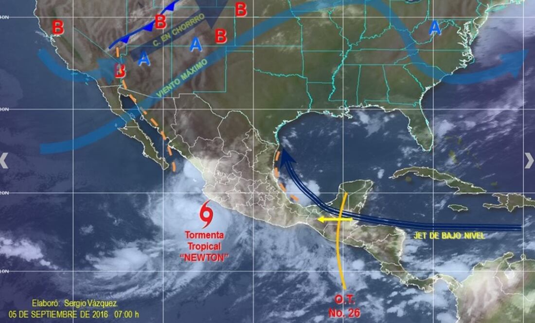 Imagen tomada de Servicio Meteorológico Nacional