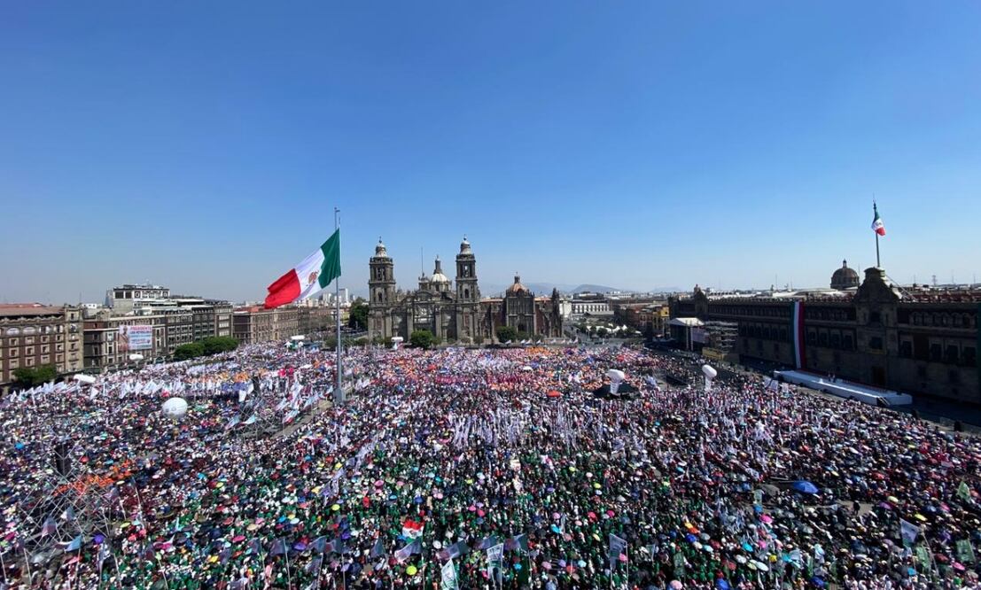 Festival-asamblea de la presidenta Claudia Sheinbaum. Domingo 9 de marzo. Foto: Valente Rosas