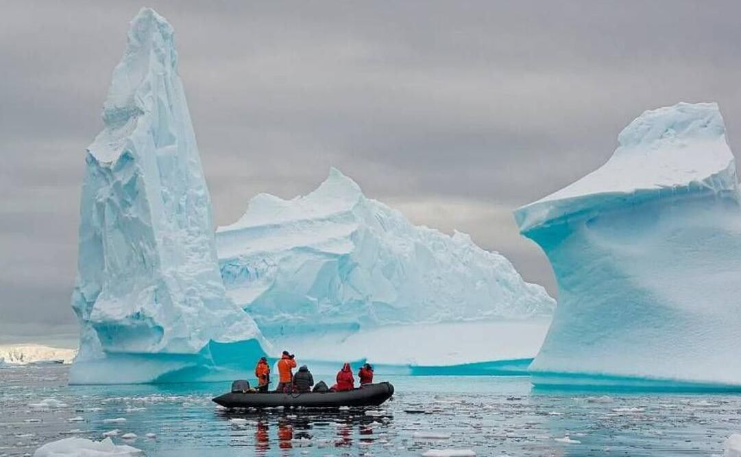 Hielo en la Antártida.