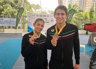 Sánchez y Balleza se cuelgan oro en Grand Prix de clavados