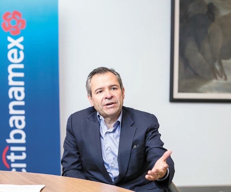 Manuel Romo, director general de Grupo Financiero CitiBanamex. Foto: GERMÁN ESPINOSA. EL UNIVERSAL