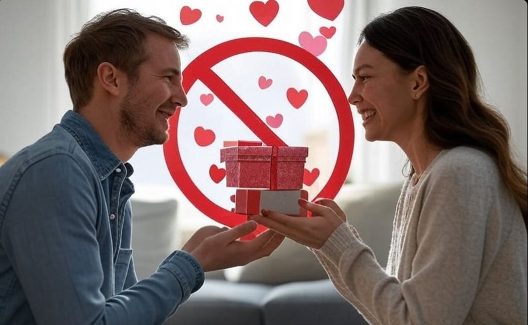 Regalos que no debes darle a tu pareja este 14 de febrero, según la IA. Foto: Creada con IA