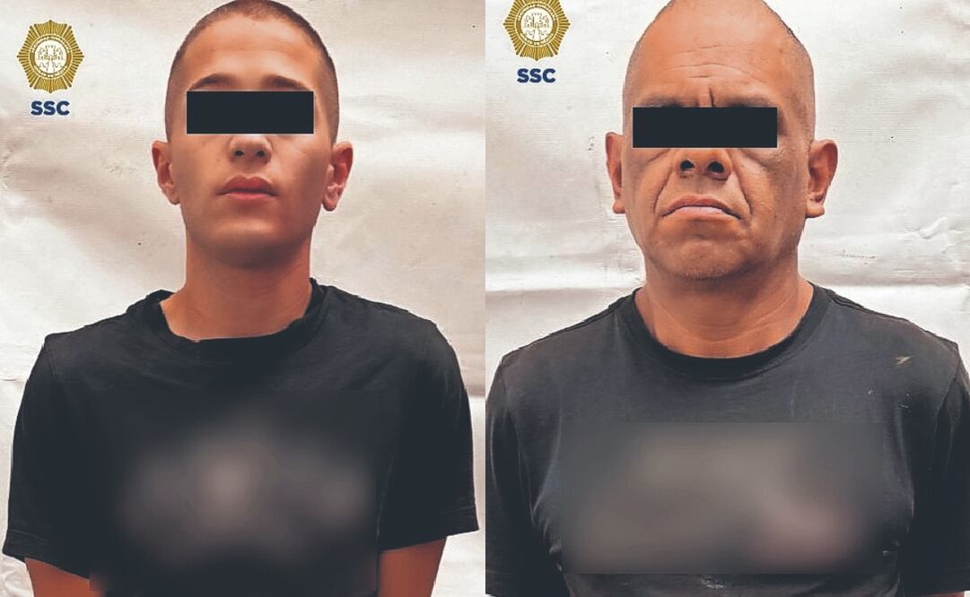 Hugo Aguilar, de 50 años, y Georges Asrawi Elías, de 23 años, fueron detenidos con drogas y dinero. Fotos Especiales
