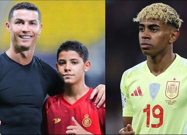 Cristiano Ronaldo Jr. comparó a su papá con Lamine Yamal: "Es bueno, pero no ha ganado nada"