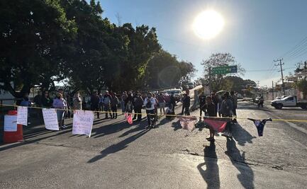 Mantienen bloqueos por falta de agua potable en Cuernavaca