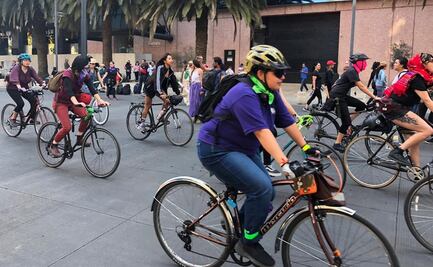 Por el 8M, colectivos feministas convocan para este domingo a rodadas ciclistas desde varios puntos de la CDMX 