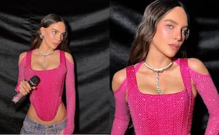 Belinda lució 80 mil cristales Swarovski en la inauguración del Mundial 2026