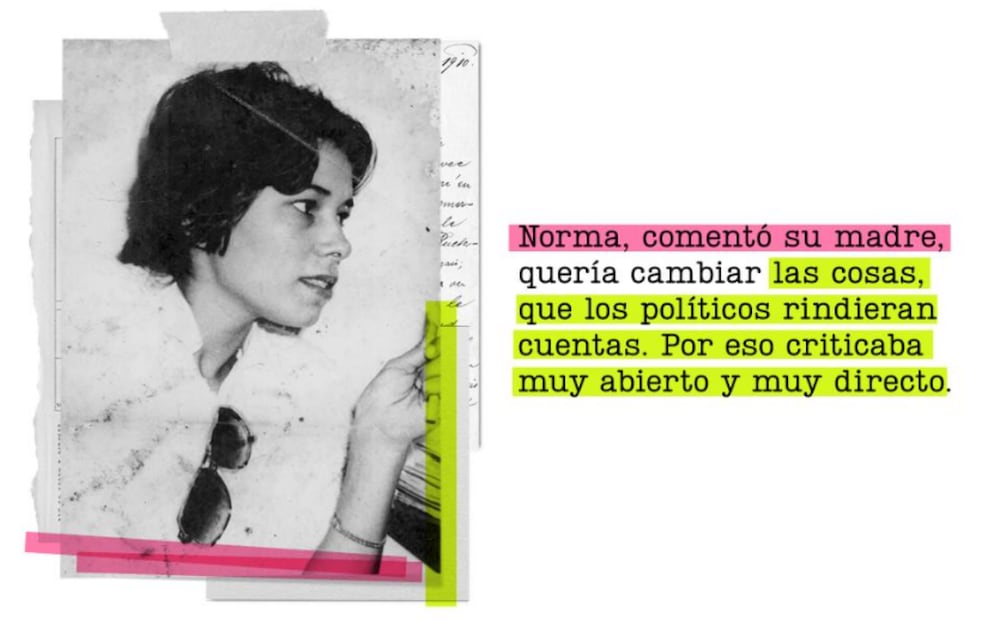 A 40 años de su muerte, recuerdan a Norma Alicia (20/09/2026). Foto: Especial